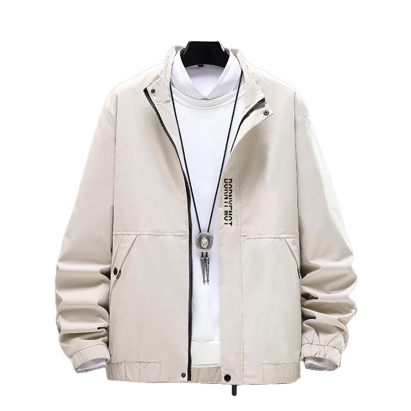 Men's Clothing jackets for men in spring and autumn loose windproof and fashionable jackets for men thin and casual men's tops_voghion.com