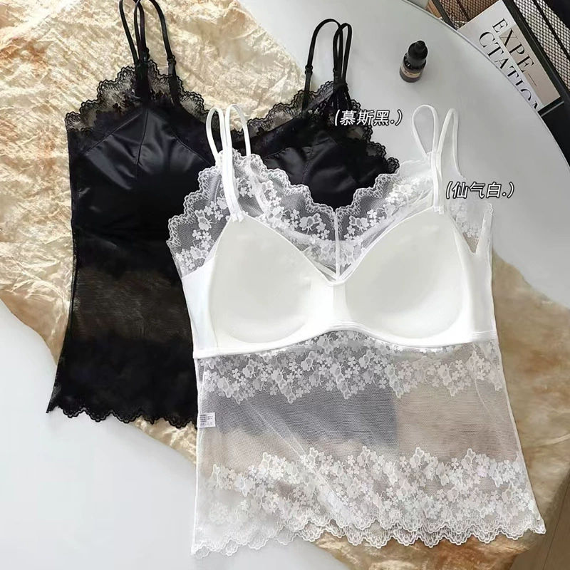 Бюстгальтер-силиконовые вставки Lace breast pads, сексуальный push up бюстгальтер, майка, стиль высокого качества, французский стиль, красивая спина, лифчик с бретелями, В-образный вырез