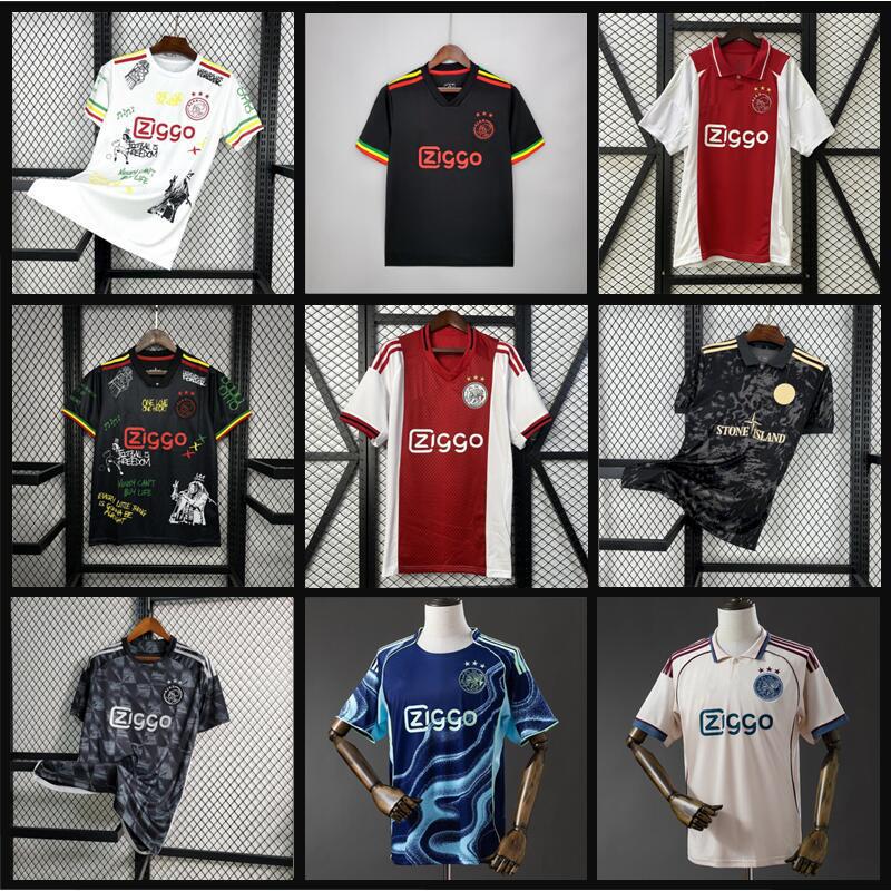 2526 Thai Version of the Dutch Ajax Game Version Feyenoord Jersey Home and Away Football Uniform Short-Sleeved Printed Number Men's 2526 Thai Version of the Dutch Ajax Game Version Feyenoord Jersey Home and Away Football Uniform Short-Sleeved Printed Number Men's