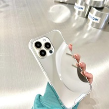 高级镜面适用苹果17Promax亚克力高清iPhone16Pro软边保护套XR/XS