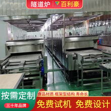 新疆馕饼隧道烘干机 食品级不锈钢隧道炉 工业隧道炉 网带炉 烘道
