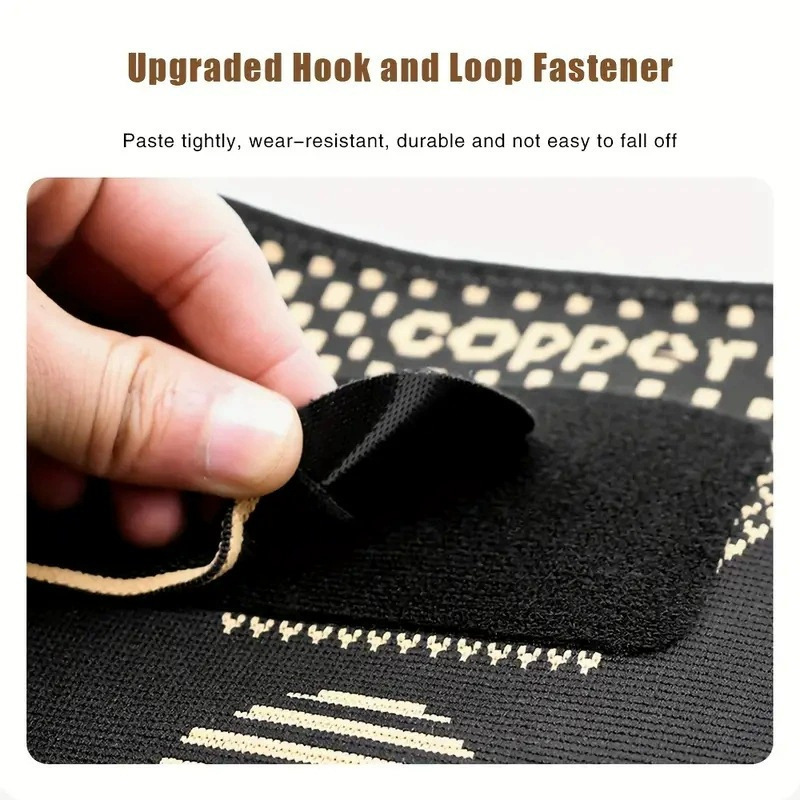 Rodilla deportiva bronce nylon escalada baloncesto prensado correa de soporte ventilado menisco articulación rodilla de carrera