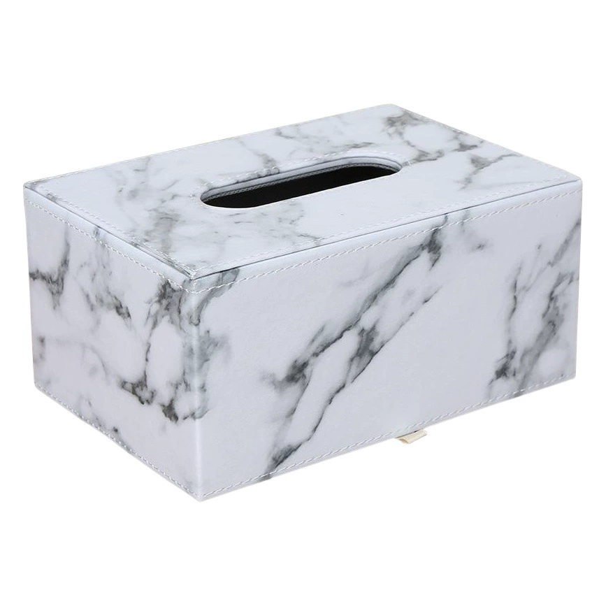 Коробка для салфеток, высококачественная коробка для салфеток для журнального столика в гостиной, коробка для салфеток для отеля, коробка для салфеток из кожи в стиле лайт-люкс для дома и ресторана