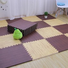 味泡沫地垫隔音仿木纹拼图垫子可剪裁加厚拼接地面毯铺满卧室