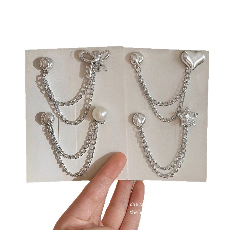 Camiseta de ropa corta artefacto de la esquina de la prenda larga ajustación corta de botón fijo invisible pantalones anti-raspazo botón de succión geomagnética ~