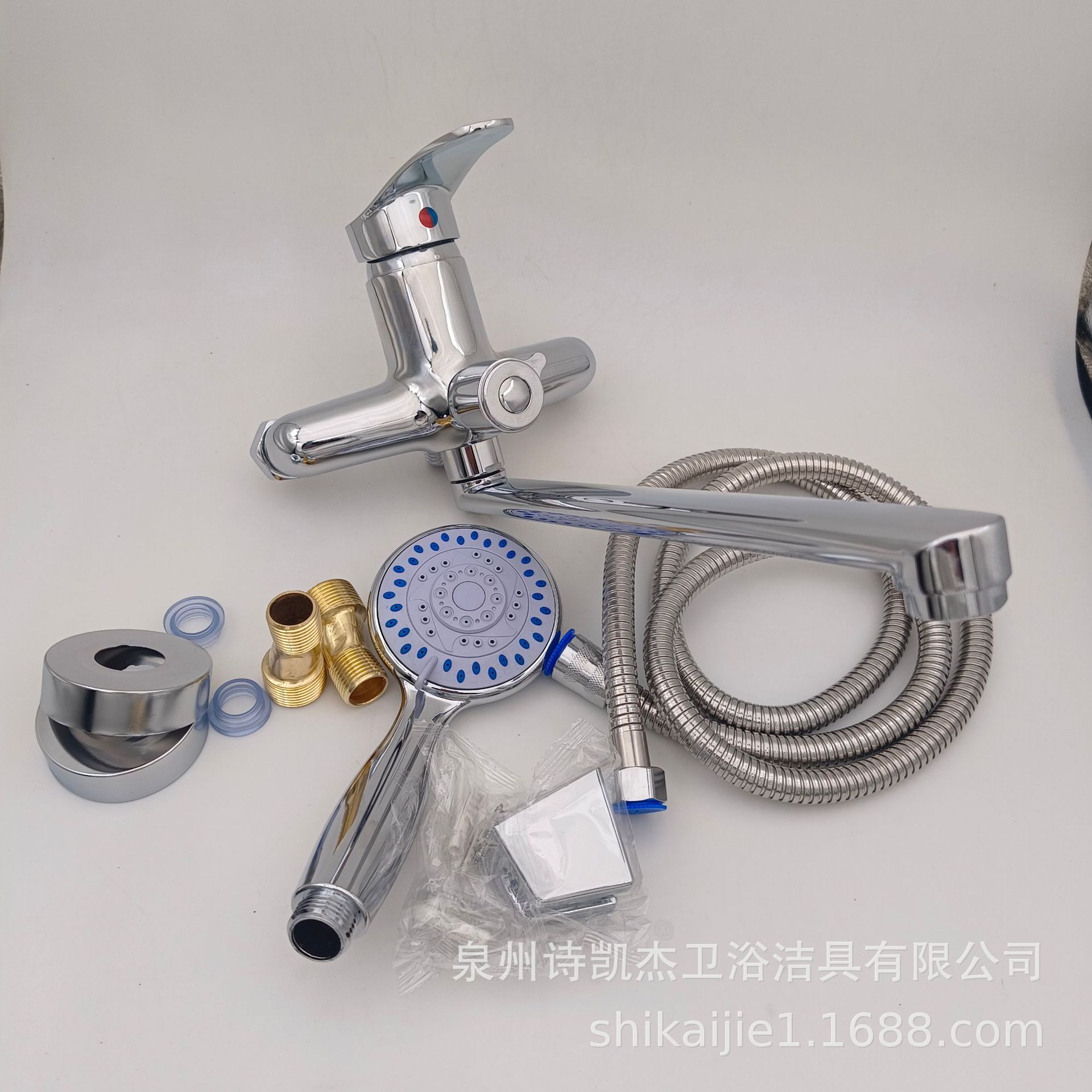 Grifo Mezclador para Lavabo de Aleación de Zinc, Agua Fría y Caliente, Galvanizado, para Baño y Lavabo