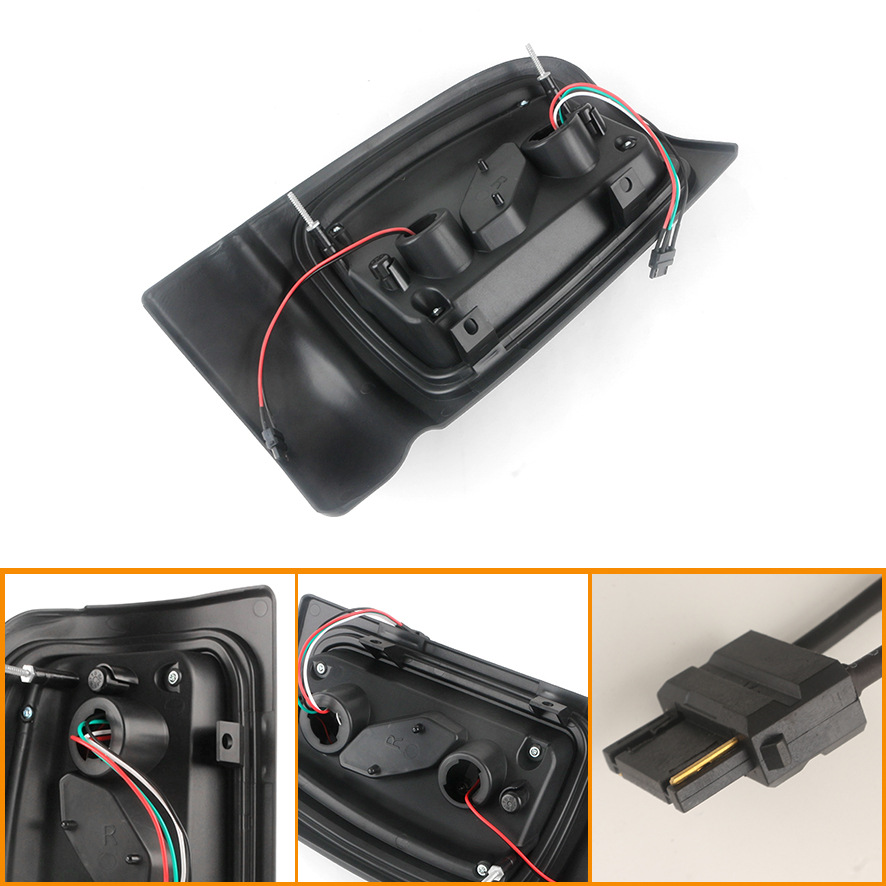 Aplicable a Dodge 94-02RAM1500 2500 conjunto de luces traseras modificado LED luces de marcha atrás luces de freno