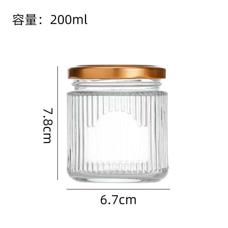 燕窝花胶鲜炖奶冻玻璃瓶装瓶玻璃密封罐蒸蜂蜜瓶胶耐高温玻璃瓶子|undefined