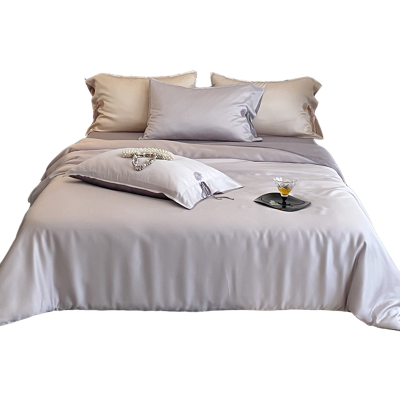 Capa de edredão verão seda gelo jogo elegante cama tencel_voghion.com