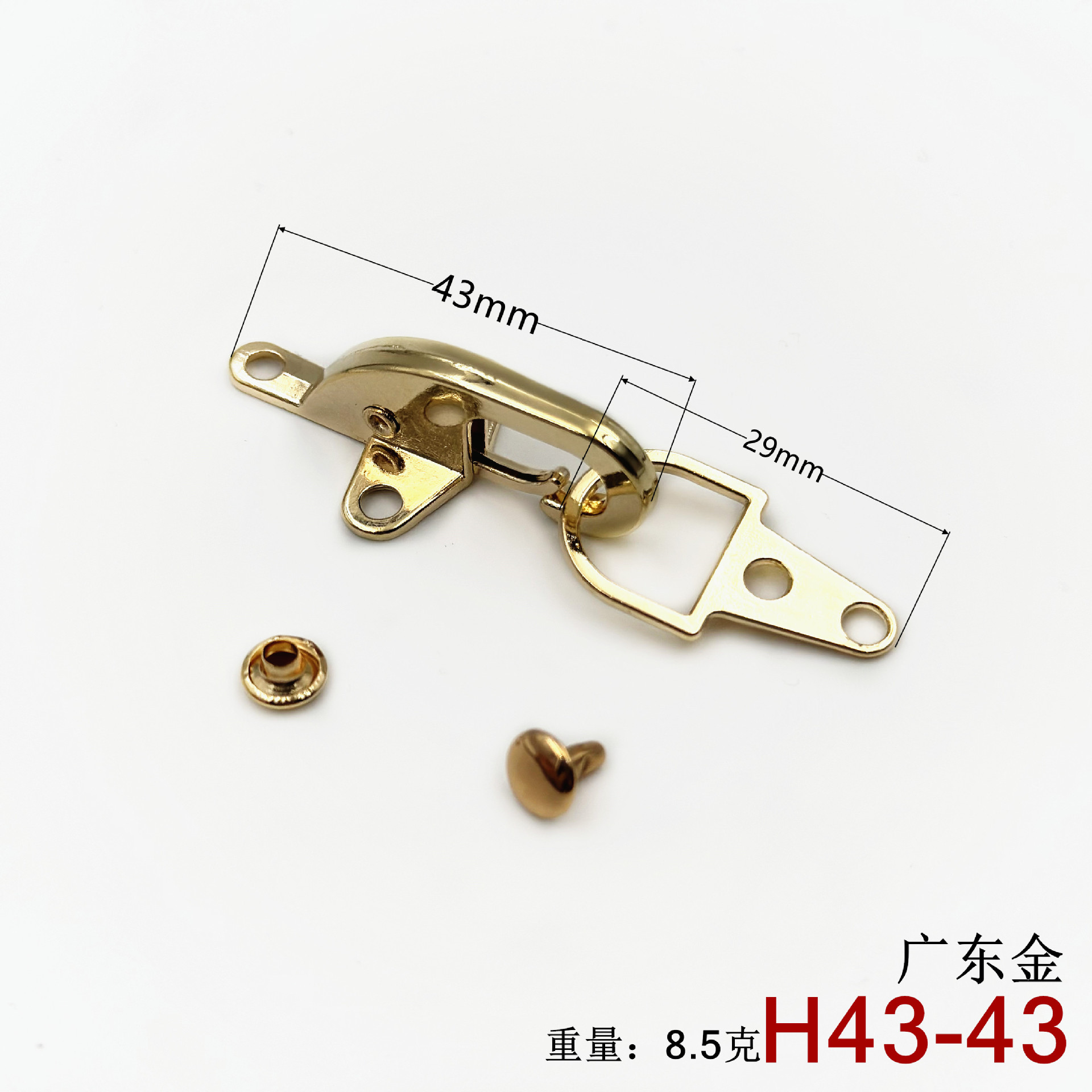 チャイナドレスの金属の一字のバックルの中国風のボタンの合金のdiyの縫い目のボタンの装飾は新しい中国式のロックの棒を掛けます。