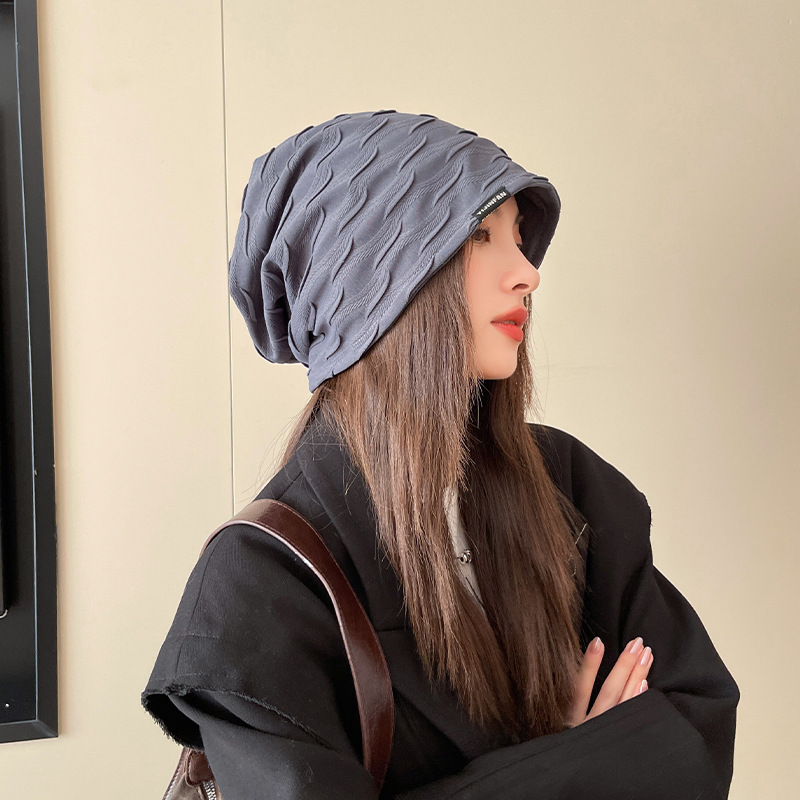 Women's Versatile Slouchy Beanie Hat For Small Face Enhancing_voghion.com