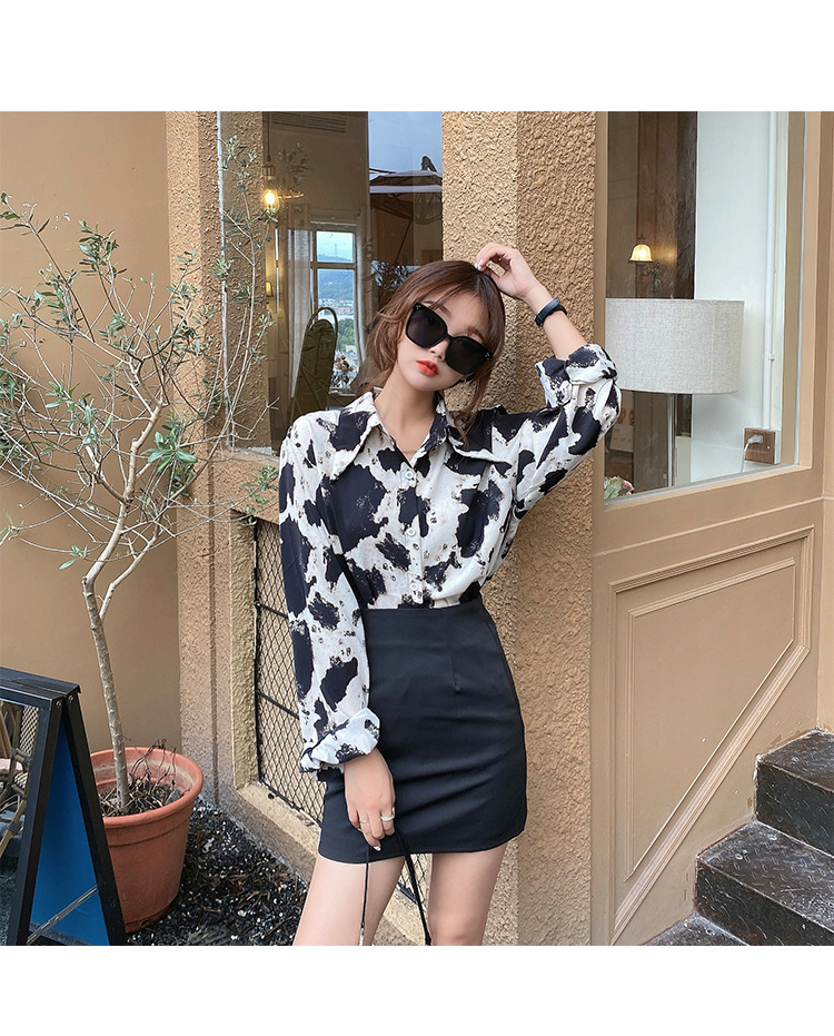 loose long-sleeved shirt Nihaostyles wholesale clothing vendor NSFYF76636