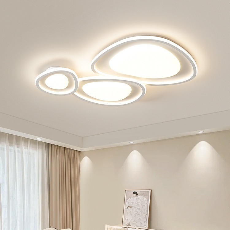 Whole House Package Pebble Full Spectrum Living Room Bedroom Minimalist Cream Style Modern Fashion Creative Ceiling Lamp