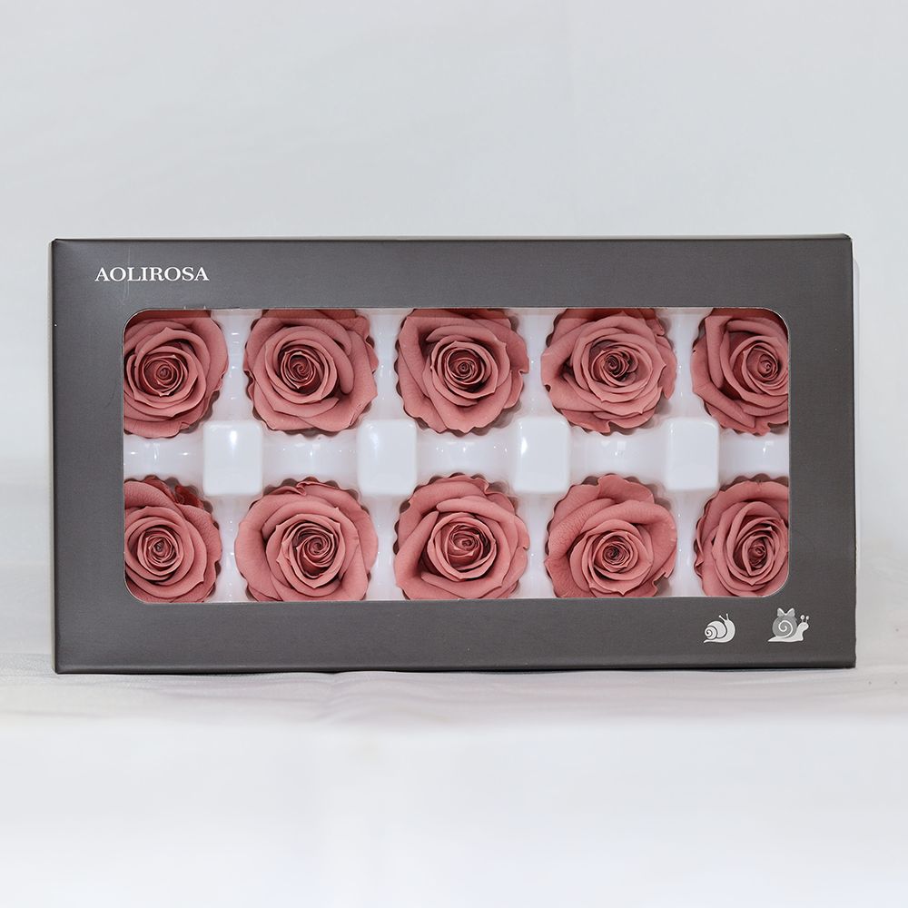 Clase A Flor eterna Rosa 3-4cm Flor seca DIY Yunnan Fabricante 520 Día de la Madre al por mayor