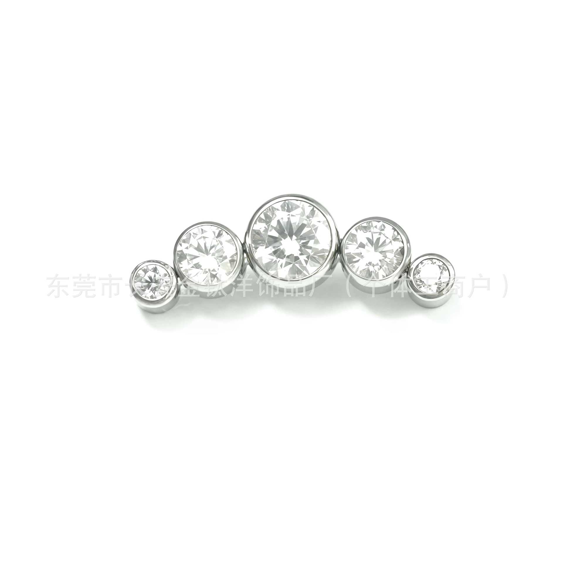 Labret piercing jewelry detail image