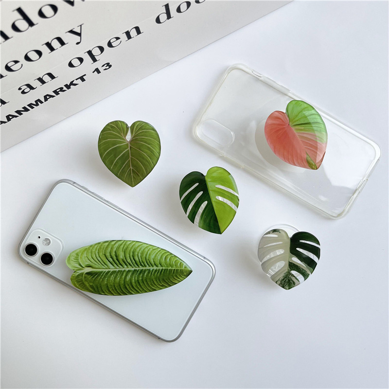 Classic Style Style Leaves Abs+tpu Classic Style   Mobile Phone Holder