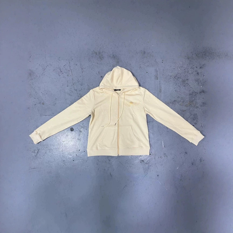 New Style Hooded Sweatshirt, Zippered Cardigan, Sports Casual Jacket, Women's Rhinestone-Embellished Versatile Casual Pure Cotton Jacket Top New Style Hooded Sweatshirt, Zippered Cardigan, Sports Casual Jacket, Women's Rhinestone-Embellished Versatile Casual Pure Cotton Jacket Top