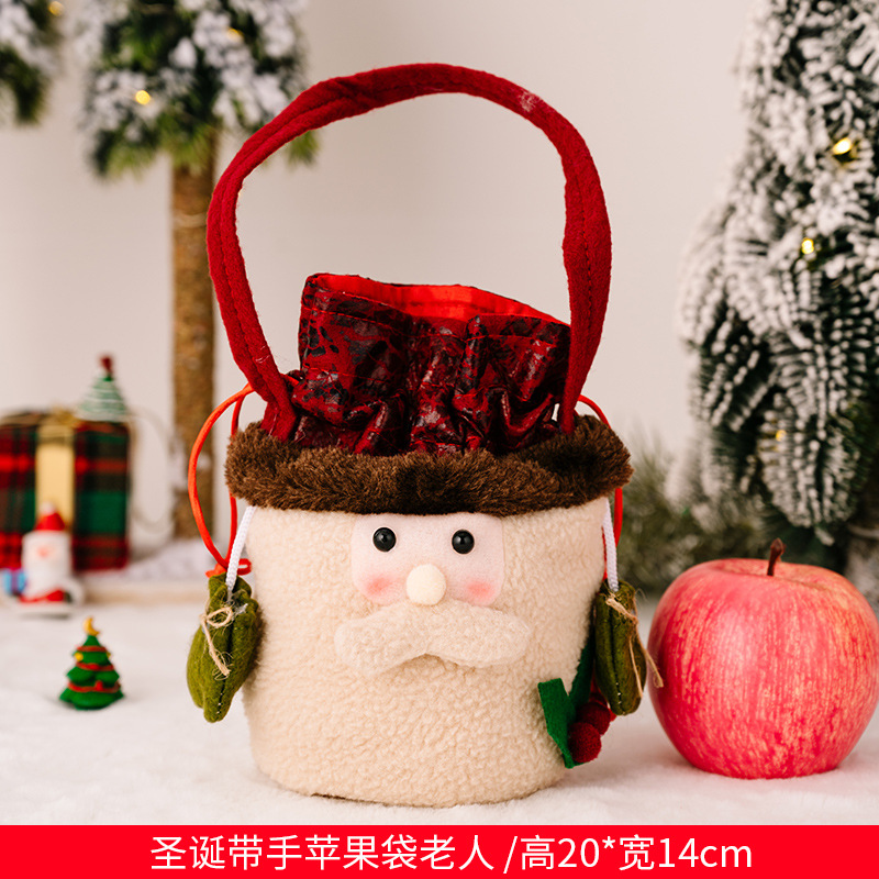 圣诞带手苹果袋老人-sku