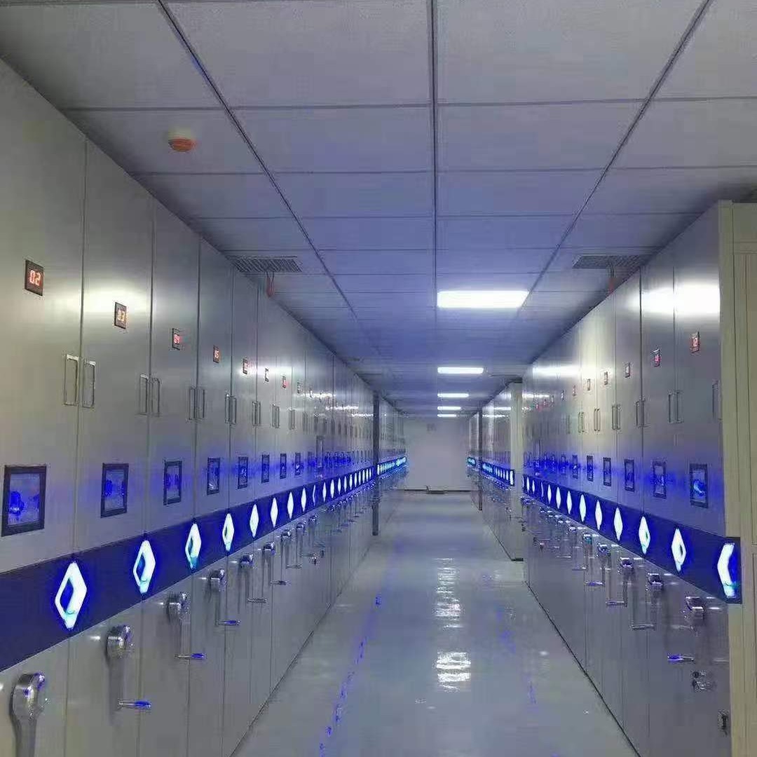 智能密集架档案室移动档案柜资料凭证文件柜密集柜厂家电动款可选