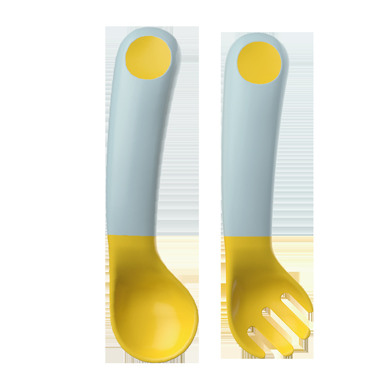 Toukie cuchara de tenedor para niños creativos PP dibujos animados lindo bebé gordo tenedor cuchara traje bebé entrenamiento suplemento alimenticio cuchara