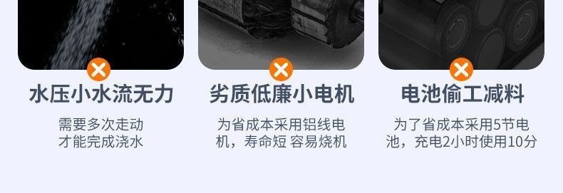 Watering spray lithium battery brush car wireless car washer spray gun ultra-high pressure water gun household electric sprayer