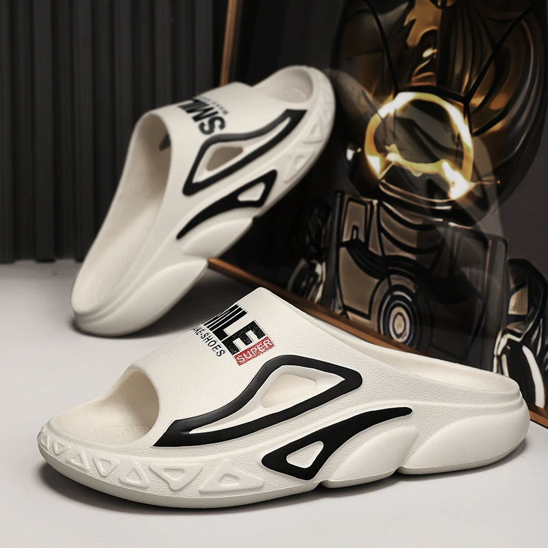 2025 новых открытых мужских сандалий из ЭВА: удобные, дышащие, модные, плоские, простые, универсальные, повседневные.