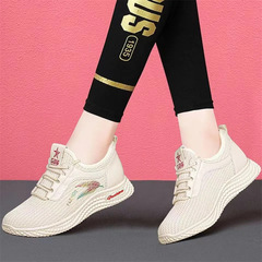 Cross-border new women's sports shoes summer mesh breathable soft sole fashion casual shoes foreign trade spring Korean version coconut shoes