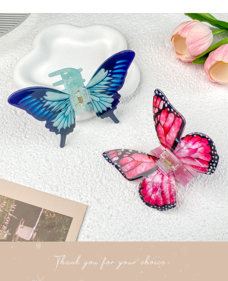 Women's Gender Simple Style Style Simple Style Women's Butterfly Arylic Hair Claws