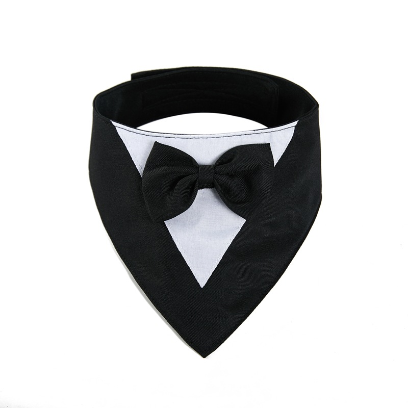 Transfronterizo nuevo traje de mascota triángulo toalla arco saliva toalla collar de mascota perro fabricante de ropa en stock