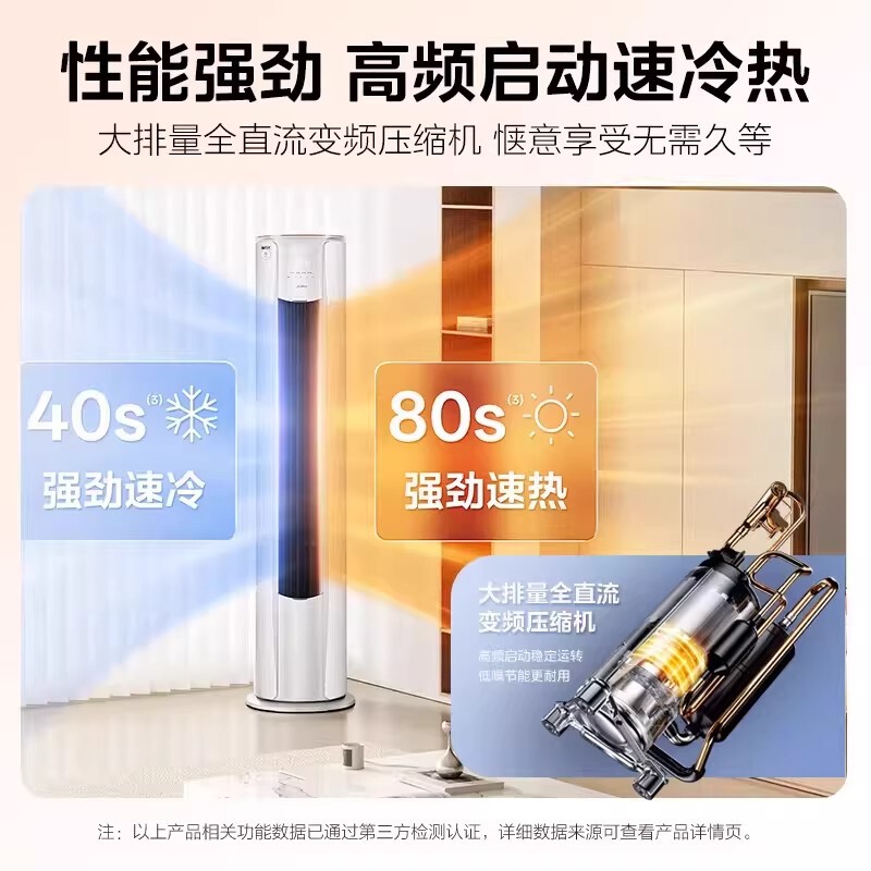 Applicable to Midea KFR-72LW/N8YH2-1 vertical cabinet air conditioner, smart inverter, cooling and heating, for home use in the living room (default settings) Applicable to Midea KFR-72LW/N8YH2-1 vertical cabinet air conditioner, smart inverter, cooling and heating, for home use in the living room (default settings)