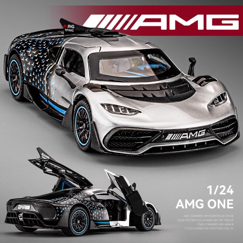 Amg One Car Model Simulation Alloy Car Model Ornaments Supercar Kidsren's Toy Car Gifts Wholesale