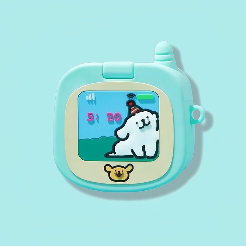 かわいいナスのトーストケーキ Apple Airpods4 Bluetooth ヘッドセット保護カバー Pro2 シリコーン 3 ソフトシェル 1|undefined