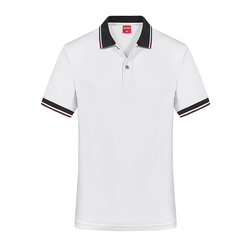 Papa de verano polo para hombre de manga corta nuevo color sólido de mediana edad con tapa de camiseta casuales de algodón