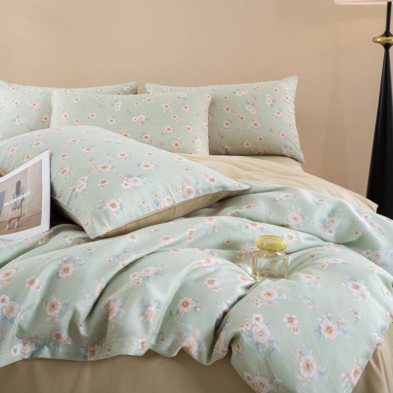 안개 속에서 꽃을 바라보며