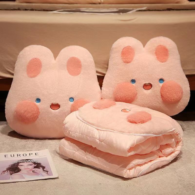 almohada de siesta, manta de doble propósito, colcha de cama gruesa, sofá plegable de oficina, coche de almohada, envío gratuito.