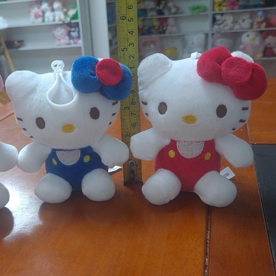 Sanrio Hello Kitty Plush Pendant Doll Keychain Claw Machine Doll Bouquet Gift Super Soft Short Plush
