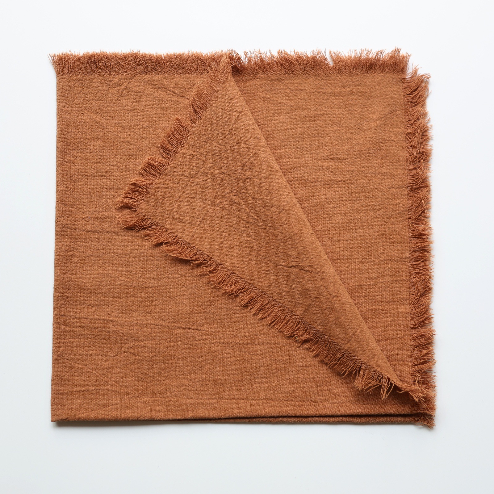 Tejora de servillas bordadas de peluche, tela de algodón, decoración de mesa de comedor, almohadilla simple, toalla de té transfronteriza, toalla cuadrada