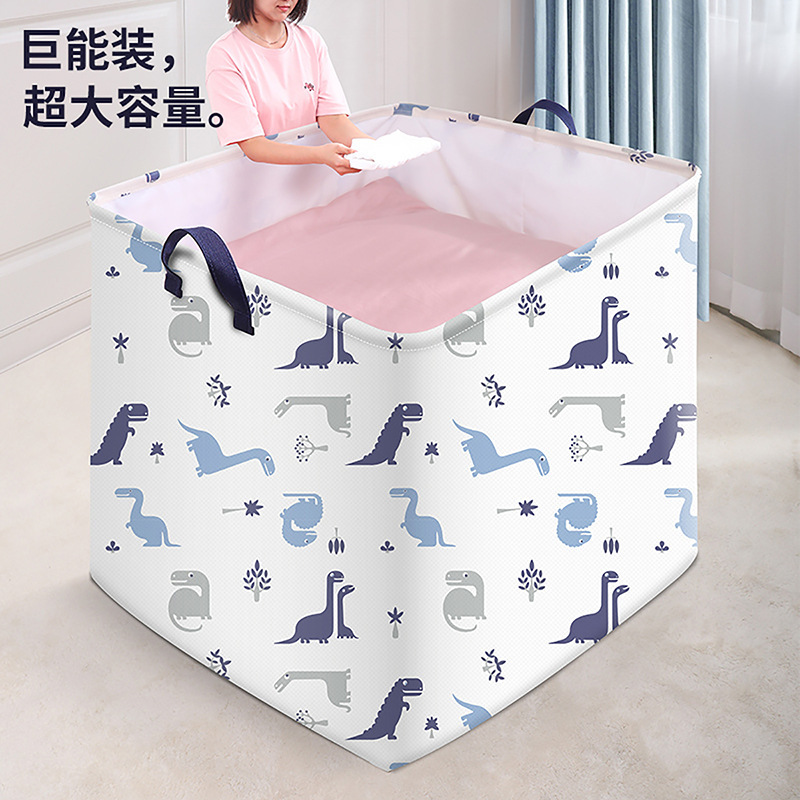 Foldable clothes quilt storage bag cotton quilt moisture-proof dustproof non-woven fabric organizing bag large capacity moving bucket