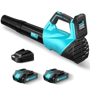 Lithium battery storm machine high-power powerful snow blower electric hand-held hair dryer leaf dust removal and snow removal blower