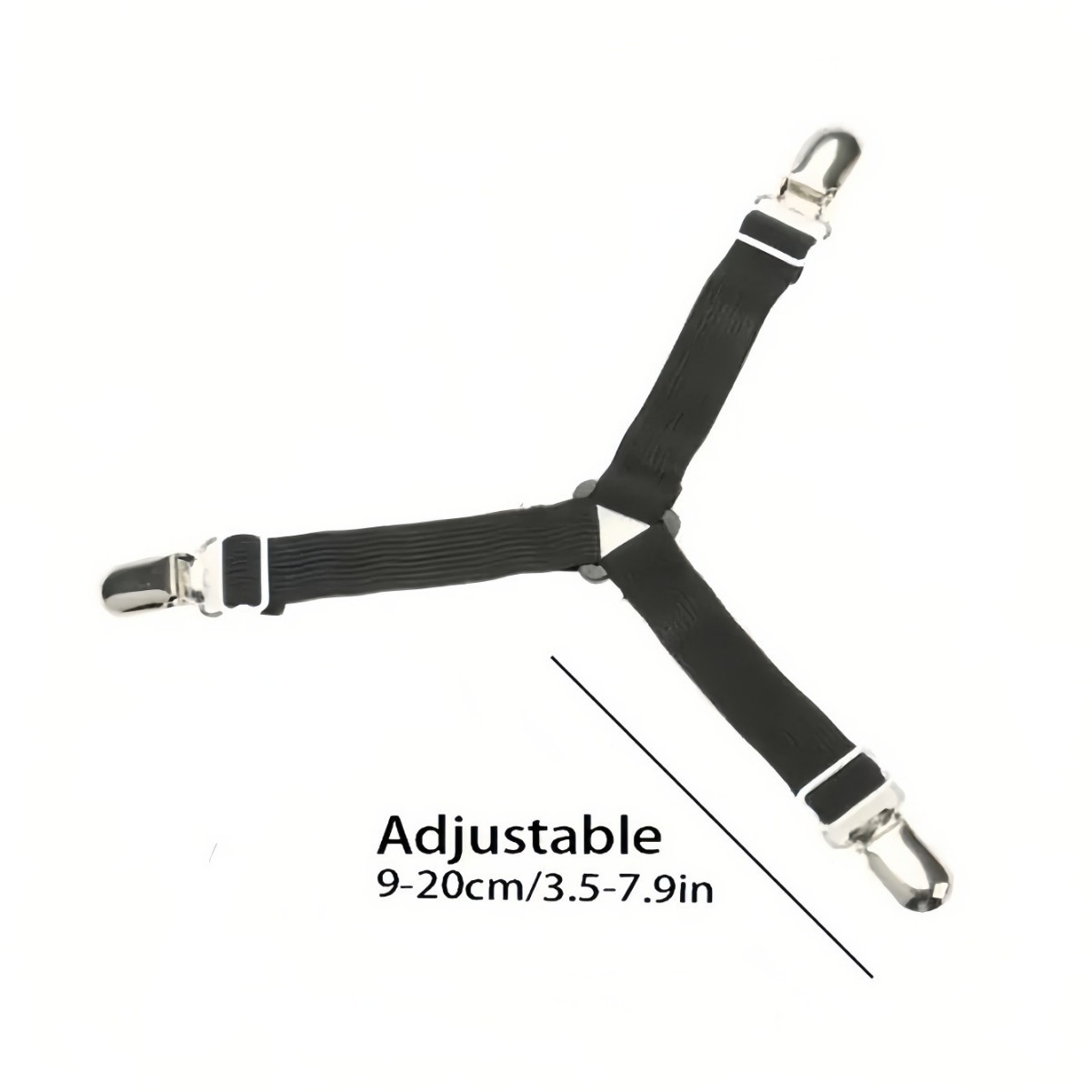 4pcs botón ajustable antideslizante fijo ropa pantalones pie de ventana fijador de sábanas multifuncional en stock