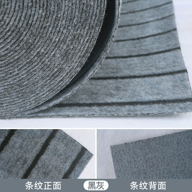 Exhibition roll carpet, thickened abrasion‑resistant, smoke gray and flame‑retardant red, widths up to 4 m
