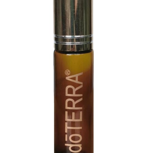 Doray 10ml brown glass ballpoint bottle with rollerball atomizer, dropper essential oil bottle, brown split bottle