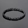Black round beads, ankle bracelet, accessory, European style, wish