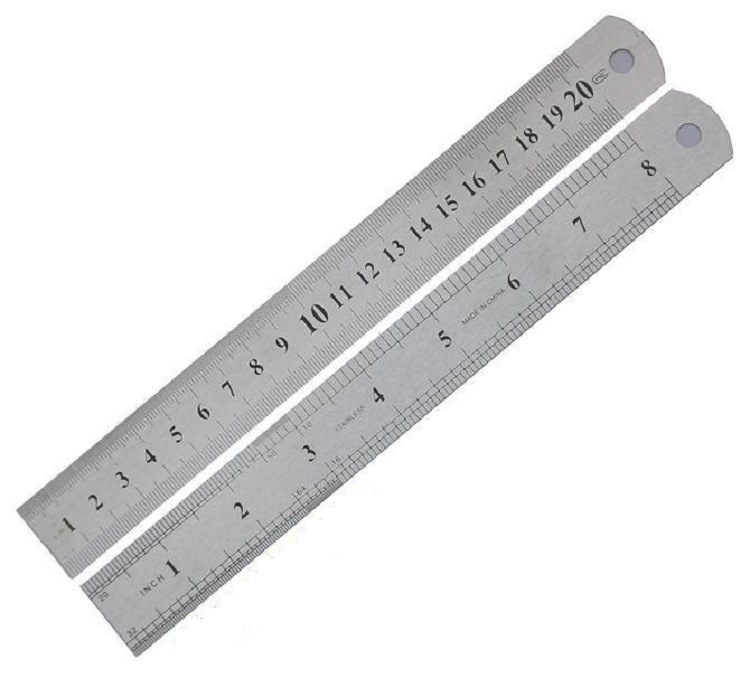 Ruler, 20cm, 0.2meter, 26mm, 0.7mm