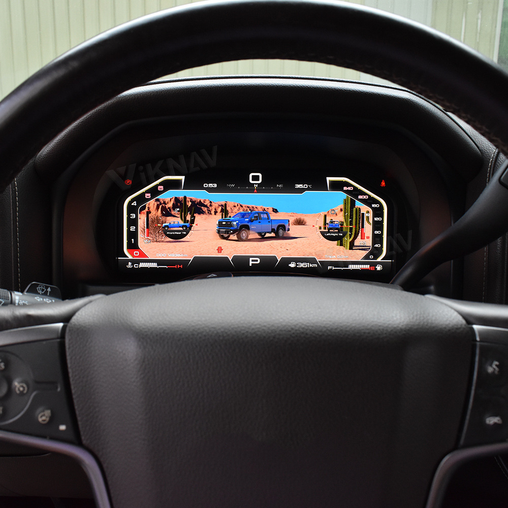 Suitable for Chevrolet Silverado GMC SIERRA14-18 models 13inch HD LCD instrument modification