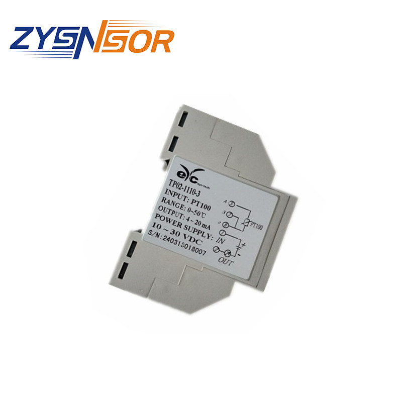 台湾EYC温度变送器TP02-1110-3,PT100输入，0-50度 4-20MA