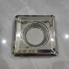 Stainless steel, square, 11cm