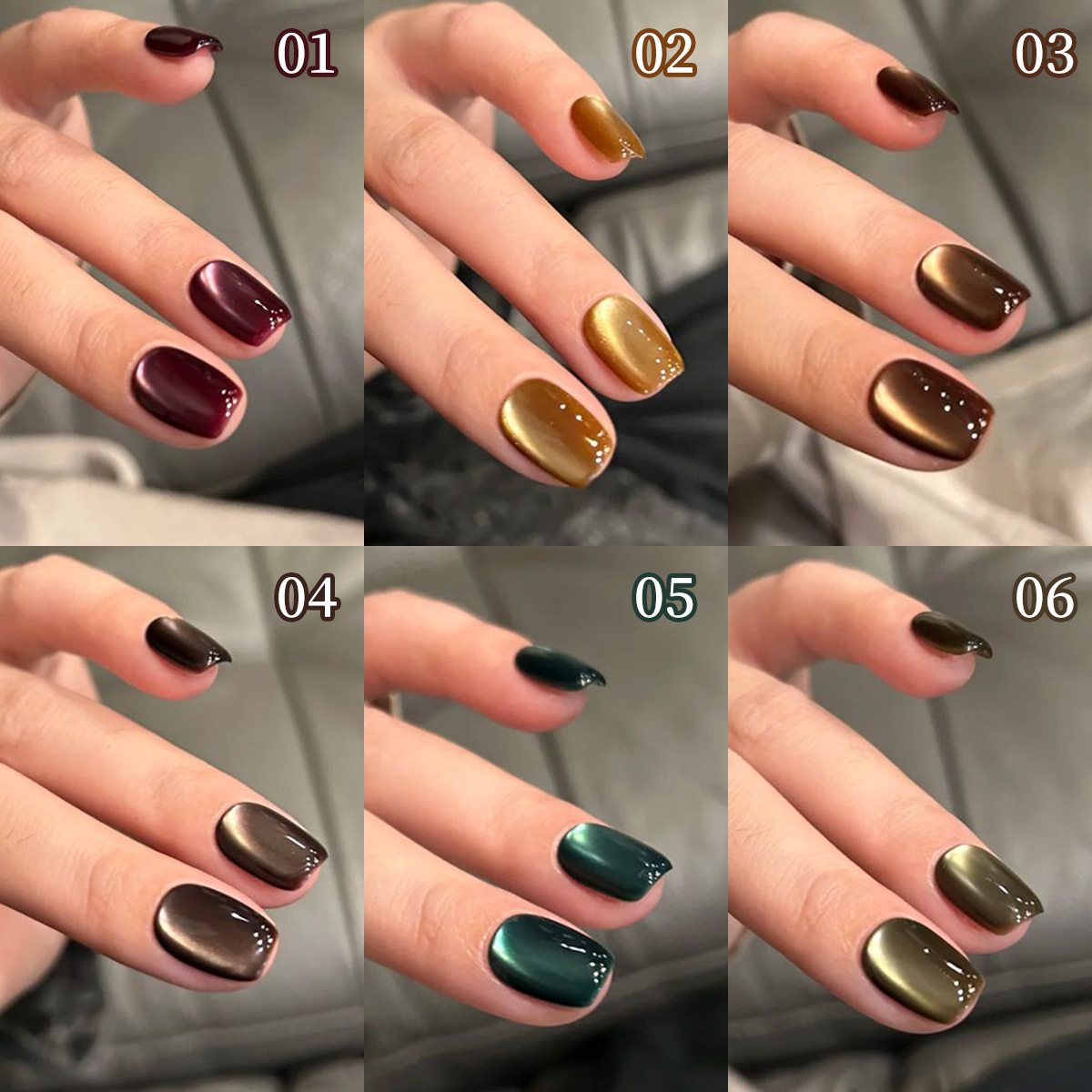 El antiguo Egipto esmalte de uñas para ojos de gato 2024 nuevo popular en línea pequeña bombilla de esmalte de uñas para ojos de gato especial para la tienda de uñas