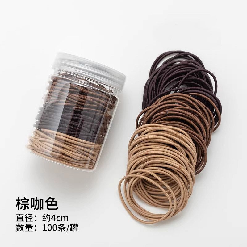 Ligas Elásticas Desechables para Cabello de TPR, Alta Elasticidad, para Niños y Mujeres
