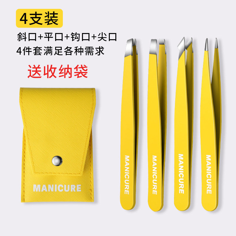 Mayorista pinzas de barba falsa cejas de corte pinzas de cejas de corte pinzas de cejas de hombre conjunto de pinzas de cejas de mujer